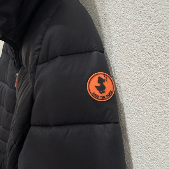 SAVE THE DUCK Black Puffer Jacket - Picture 7 of 8